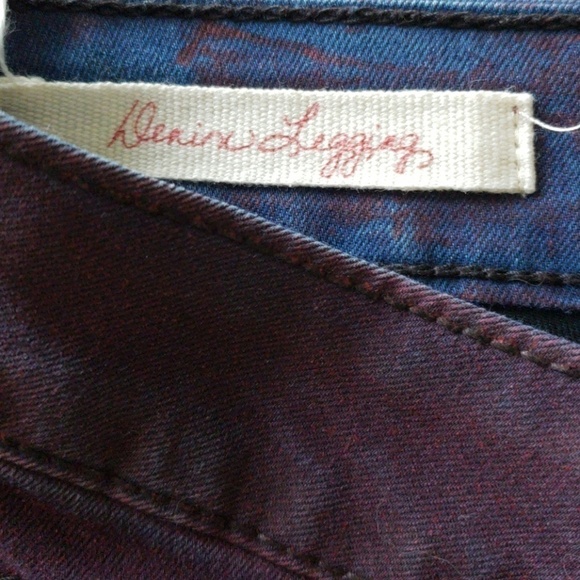 Decree Denim Skinny Jeans Maroon Wash sz 1 Low Rise NWOT - Picture 6 of 8